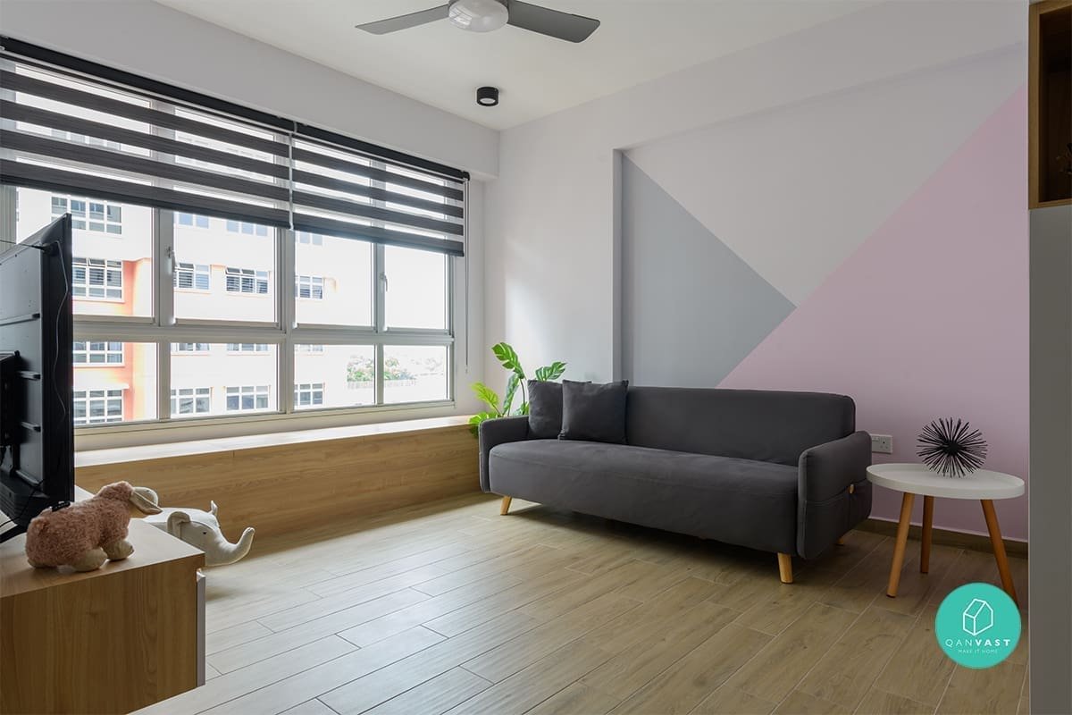 Minimalist kitchen with clean lines – interior design Singapore