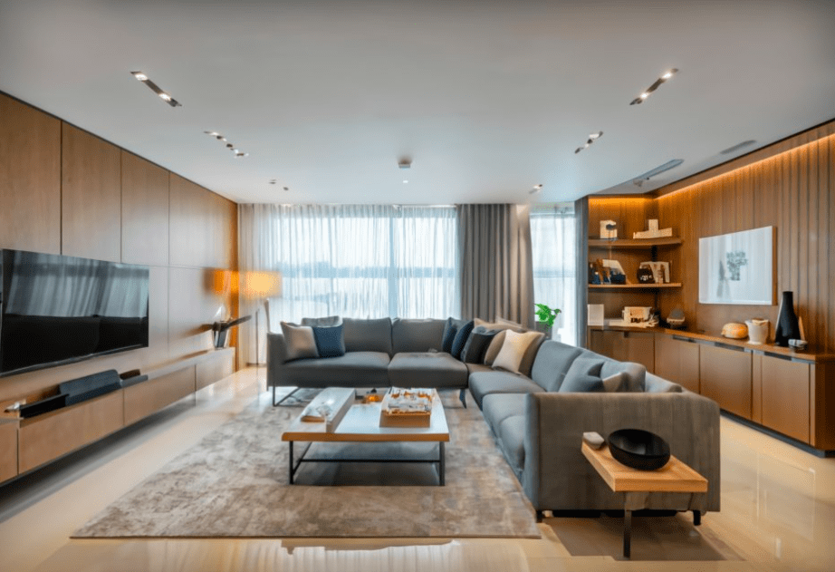 Living room design Singapore