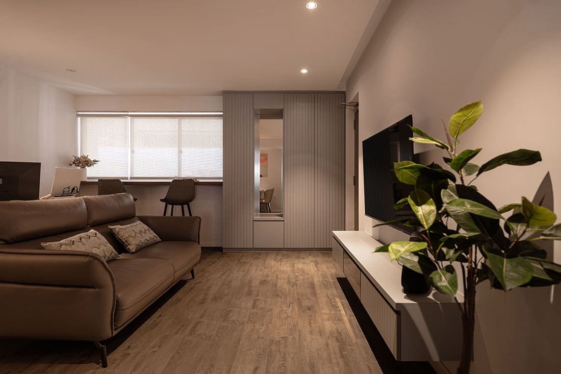 A compact flat with room to move - interior design with Ovon Design company