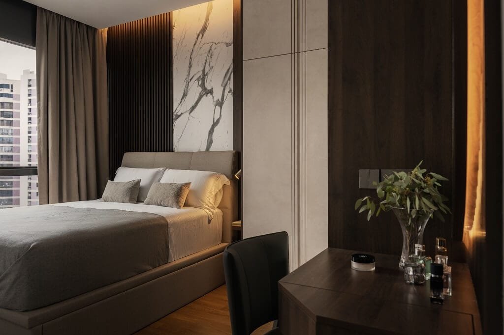 Built-in storage solutions in condo interior design for space optimization