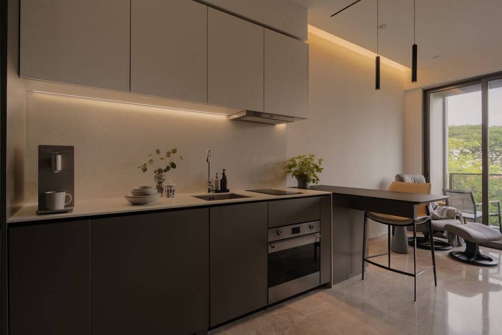 Condo renovation in Singapore creating modern and stylish living spaces